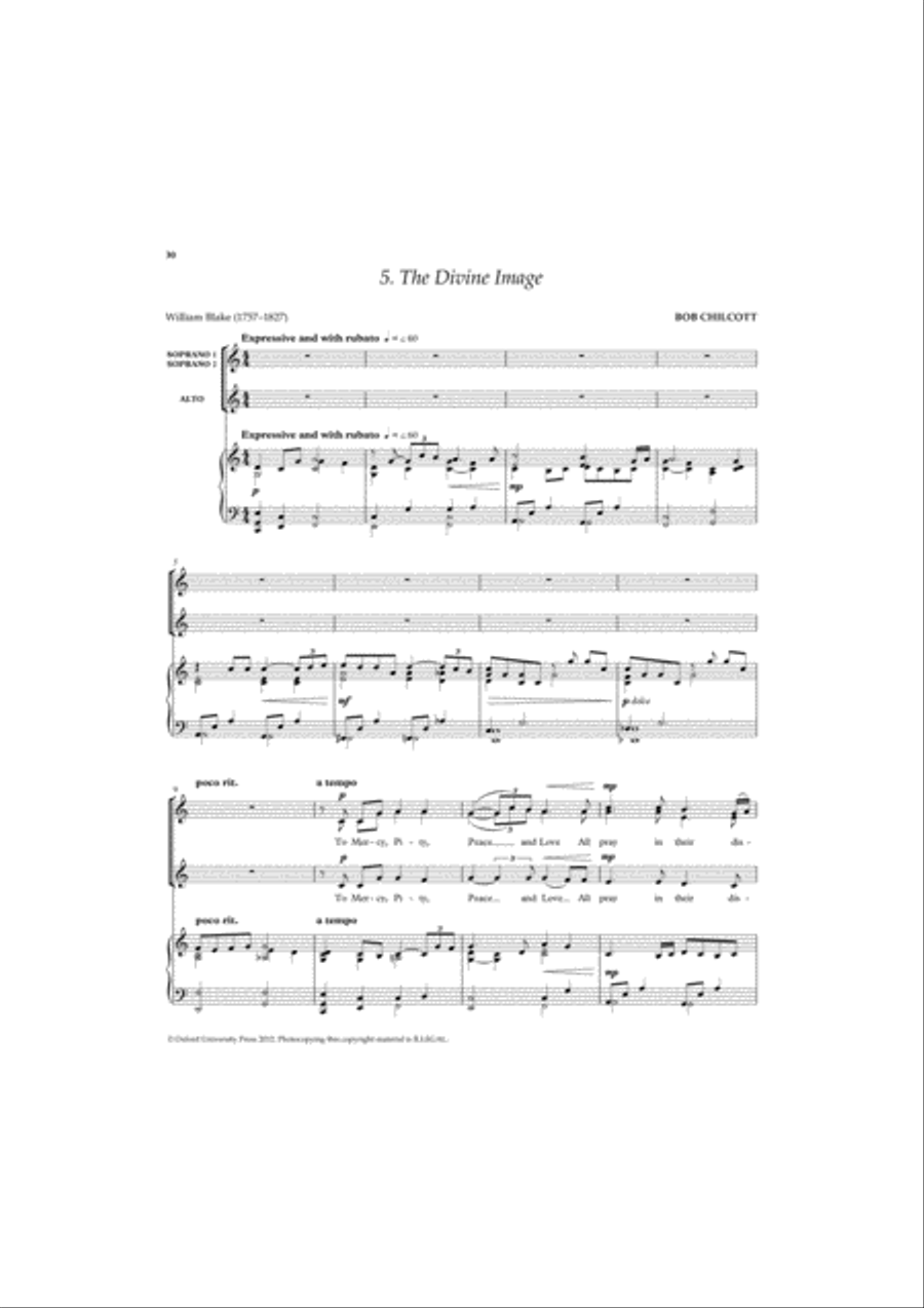 Jazz Songs of Innocence SSA scores gallery preview page 10