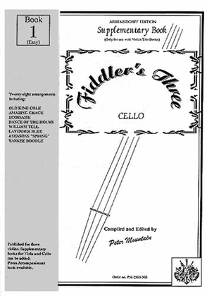 Book cover for Fiddler's Three Cello Supplementary Book 1