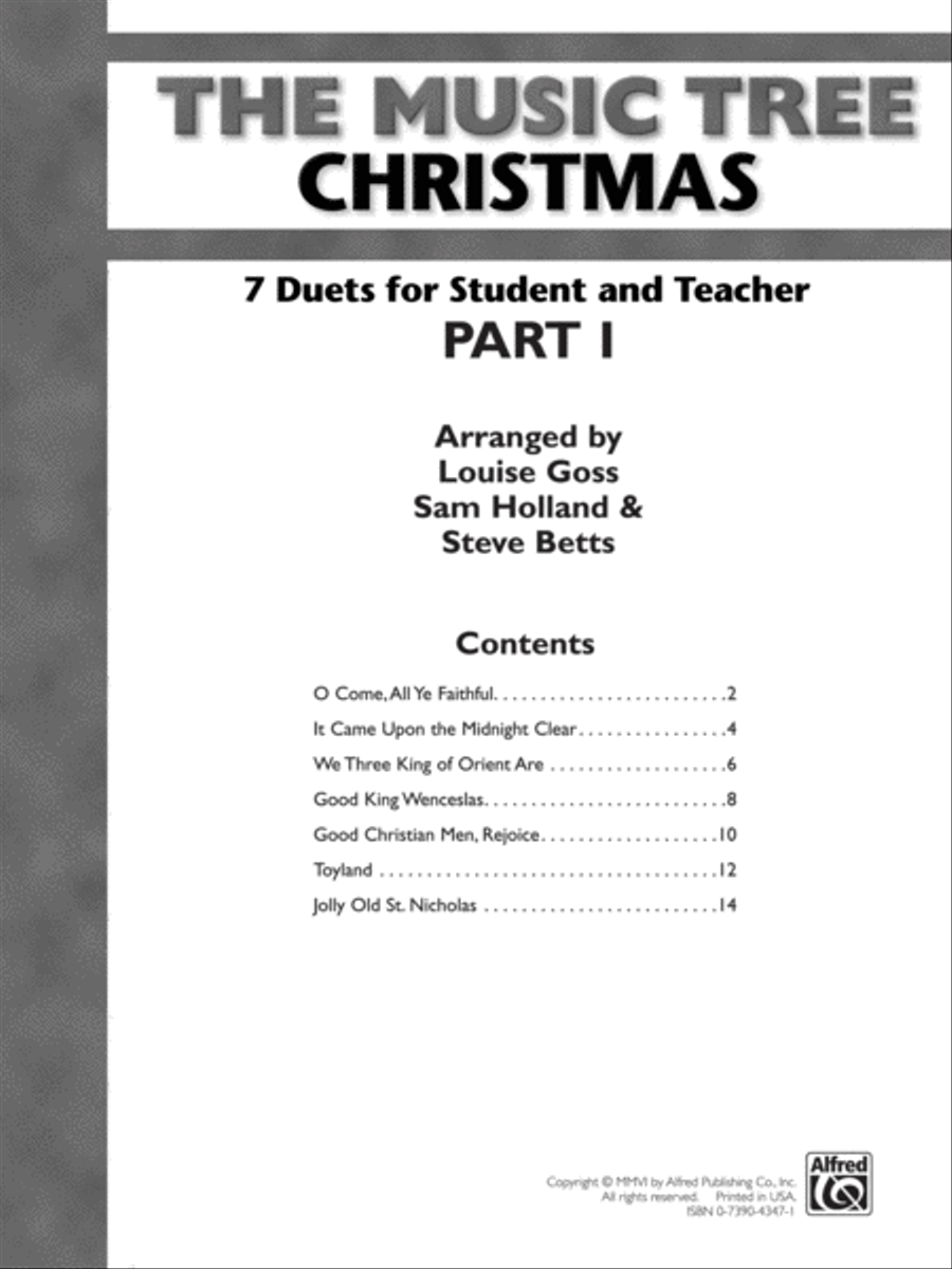 The Music Tree: Christmas Piano Method scores gallery preview page 2