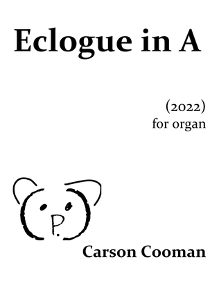 Book cover for Eclogue in A