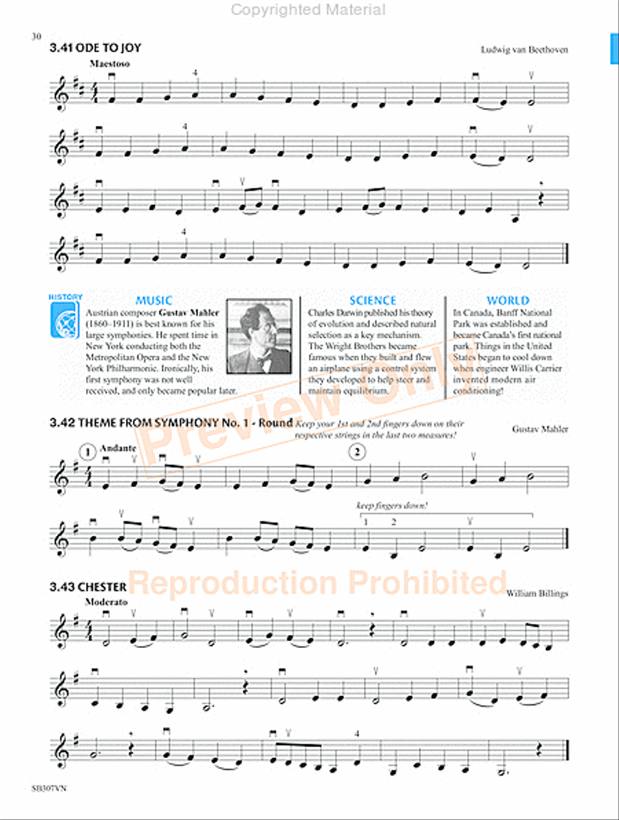Measures of Success for String Orchestra-Violin Book 1 Chamber Orchestra scores gallery preview page 33