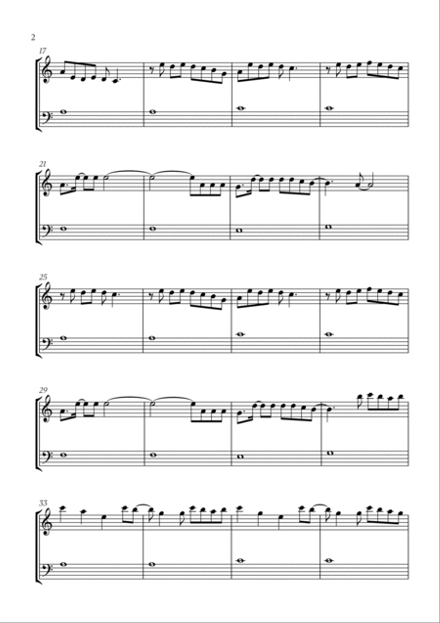 Señorita Woodwind Duet scores gallery preview page 2