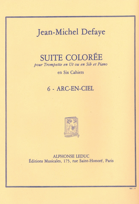 Book cover for Arc-en-ciel (trumpet & Piano)