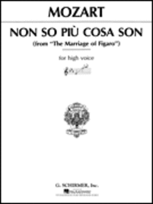 Book cover for Non so piu cosa son (from Le Nozze di Figaro)