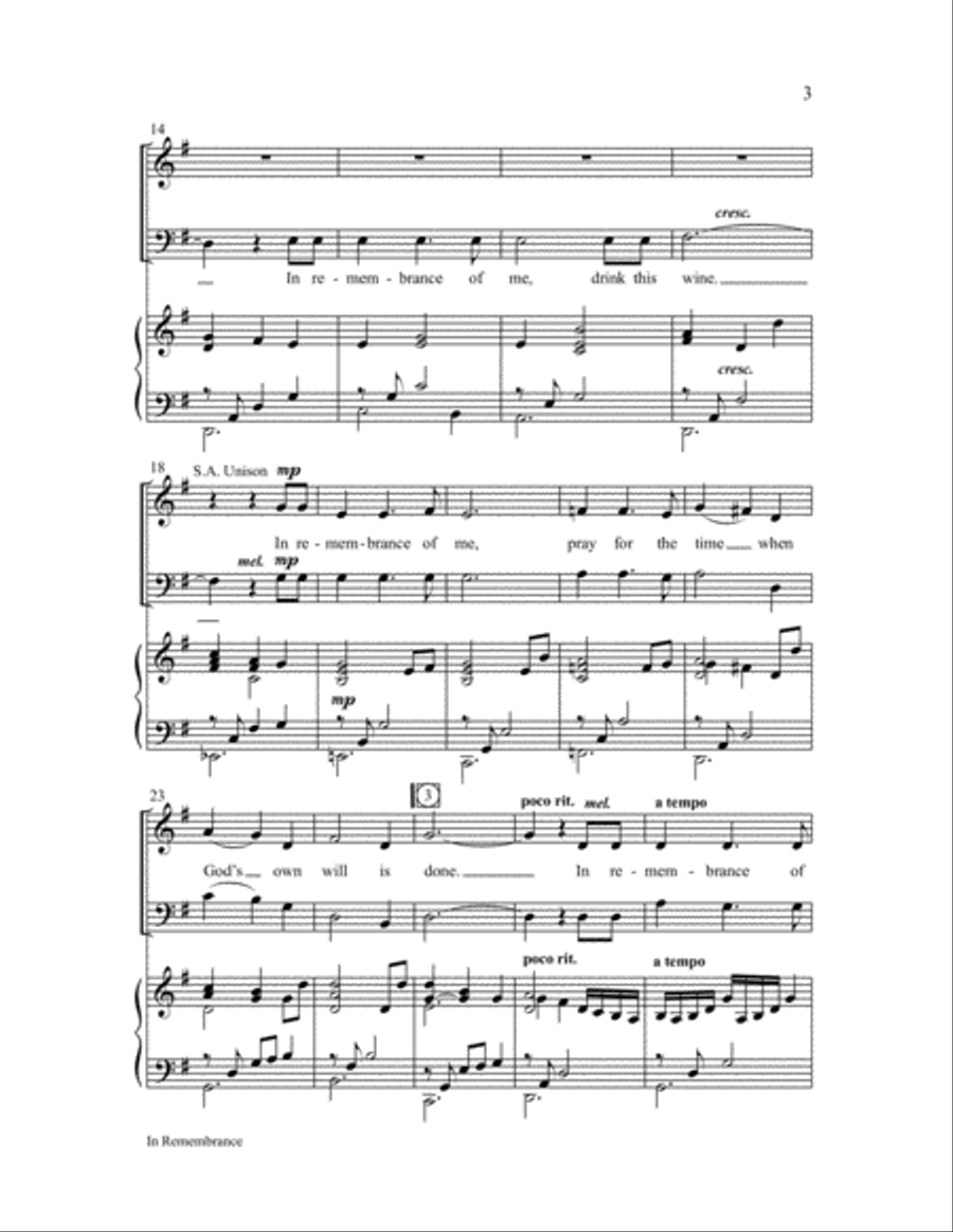 In Remembrance 3-Part scores gallery preview page 3