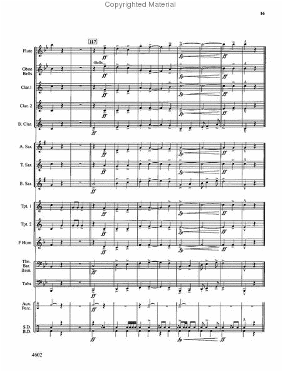 Band Avenue Band Avenue Concert Band scores gallery preview page 16