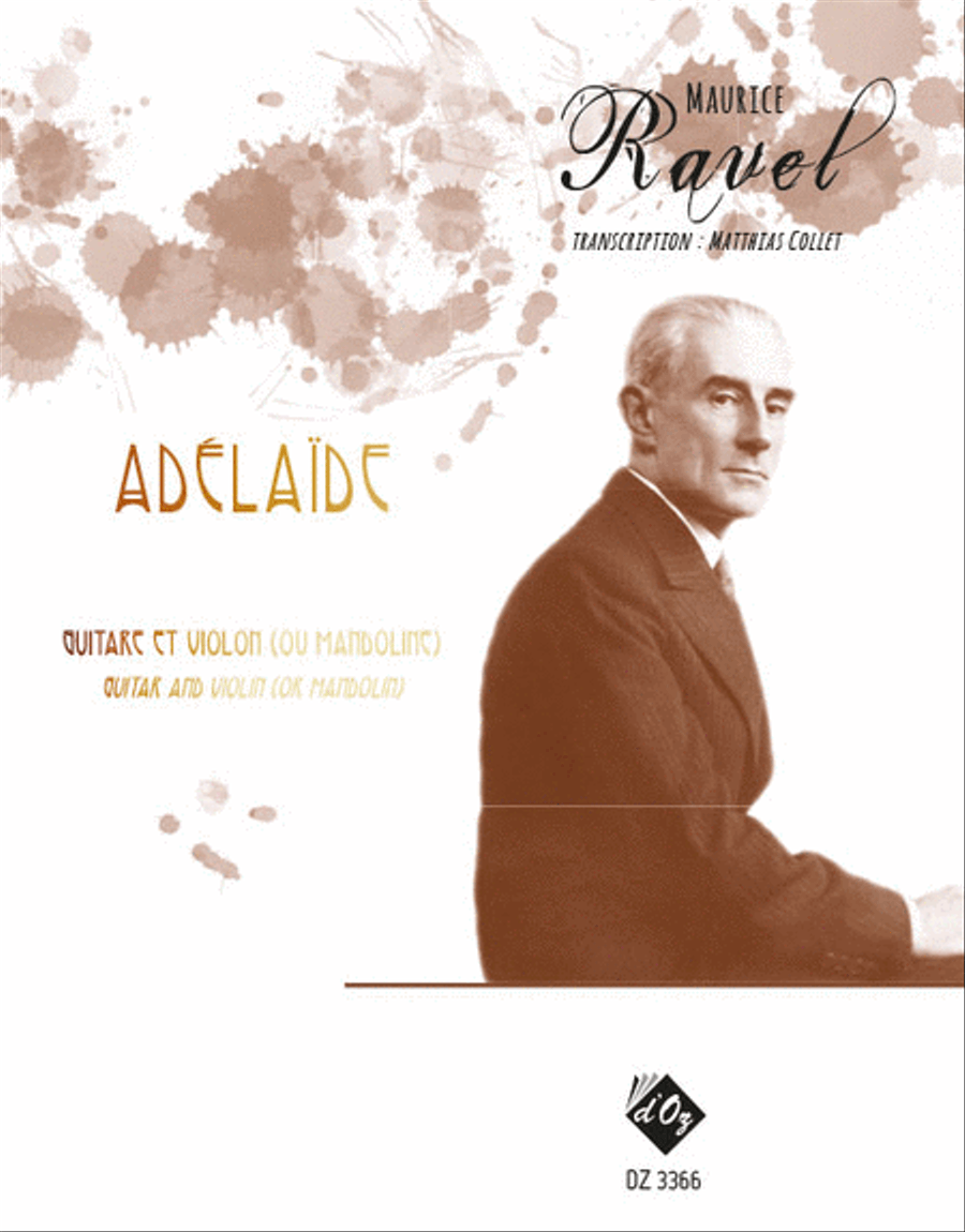 Adélaïde - Valses nobles et sentimentales Violin scores gallery preview page 1