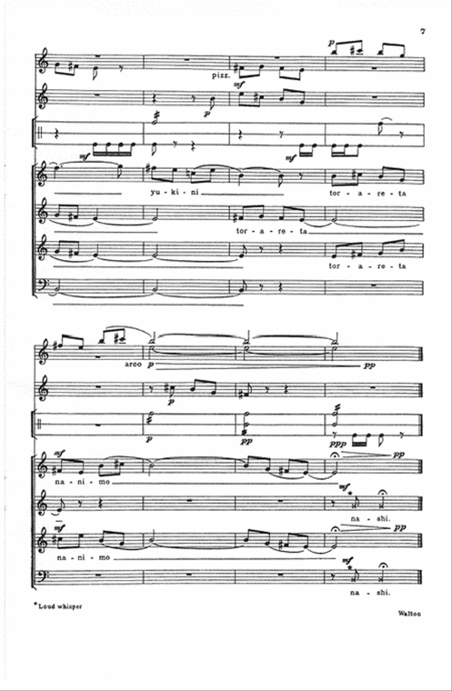 Eight Japanese Haiku 4-Part scores gallery preview page 6