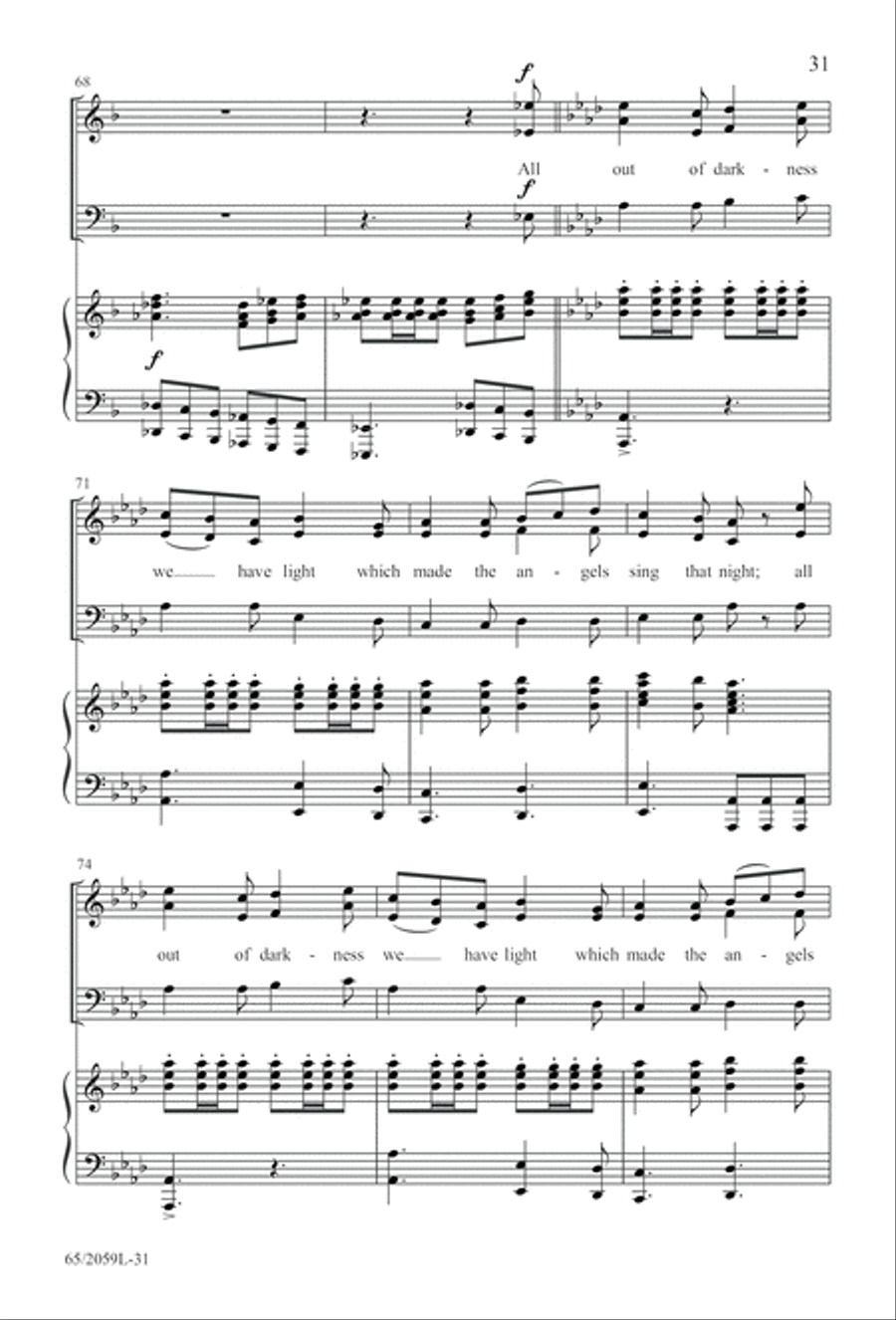 The Christmas Story The Christmas Story 3-Part scores gallery preview page 32