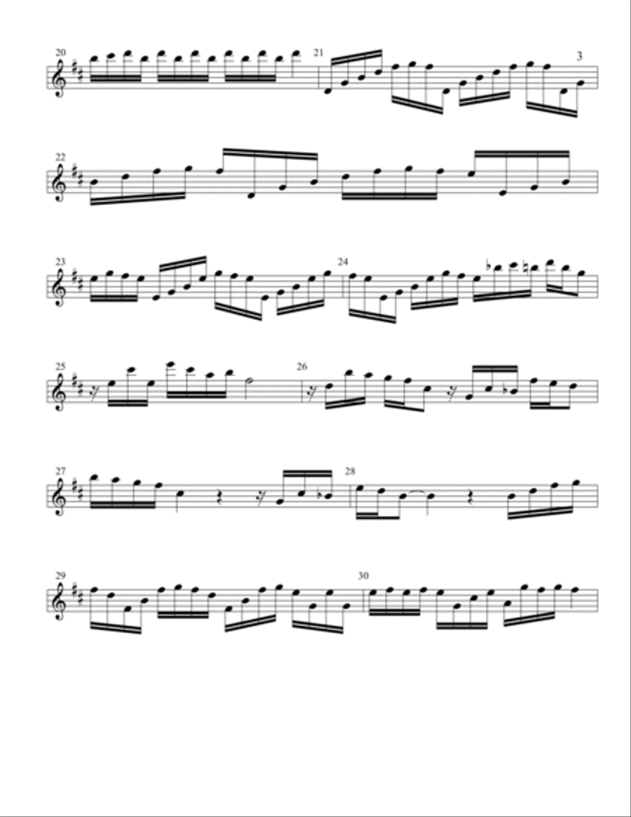 Two Brothers (Flute Ballad) Flute Solo scores gallery preview page 3