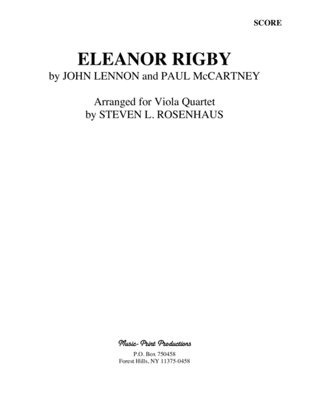 Eleanor Rigby image number null