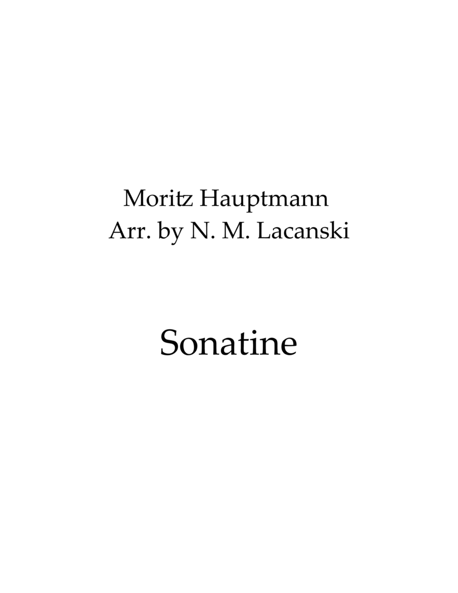 Sonatine Flute Solo scores gallery preview page 1