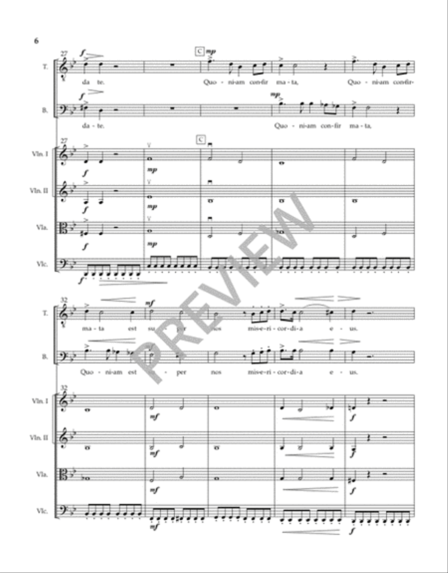 Laudate Dominum (Instrumental Parts) Choir scores gallery preview page 5