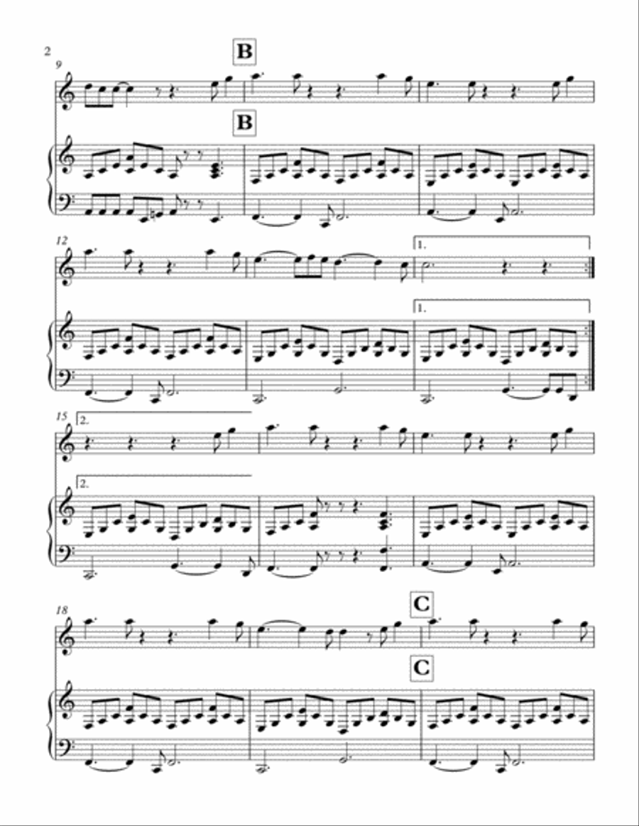 Hallelujah Hallelujah Violin Solo scores gallery preview page 3