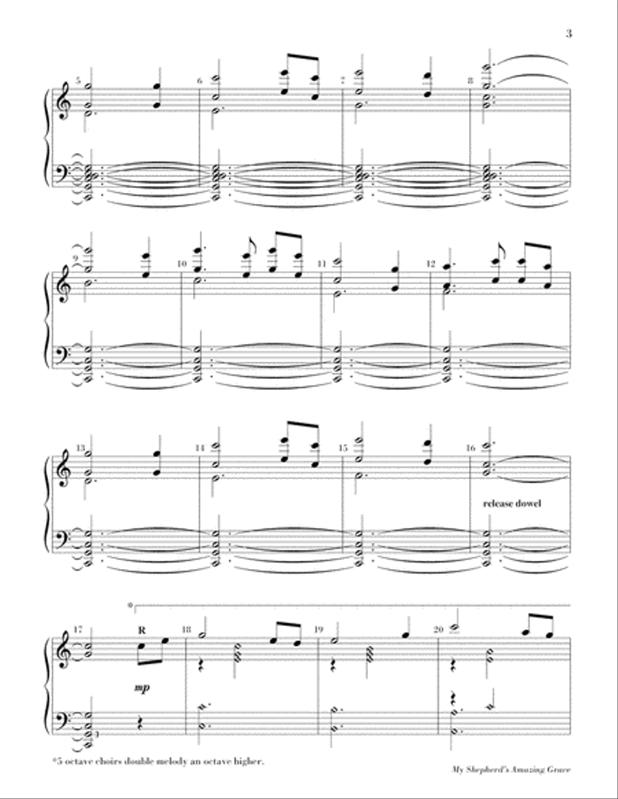 My Shepherd's Amazing Grace 5-Octaves scores gallery preview page 3