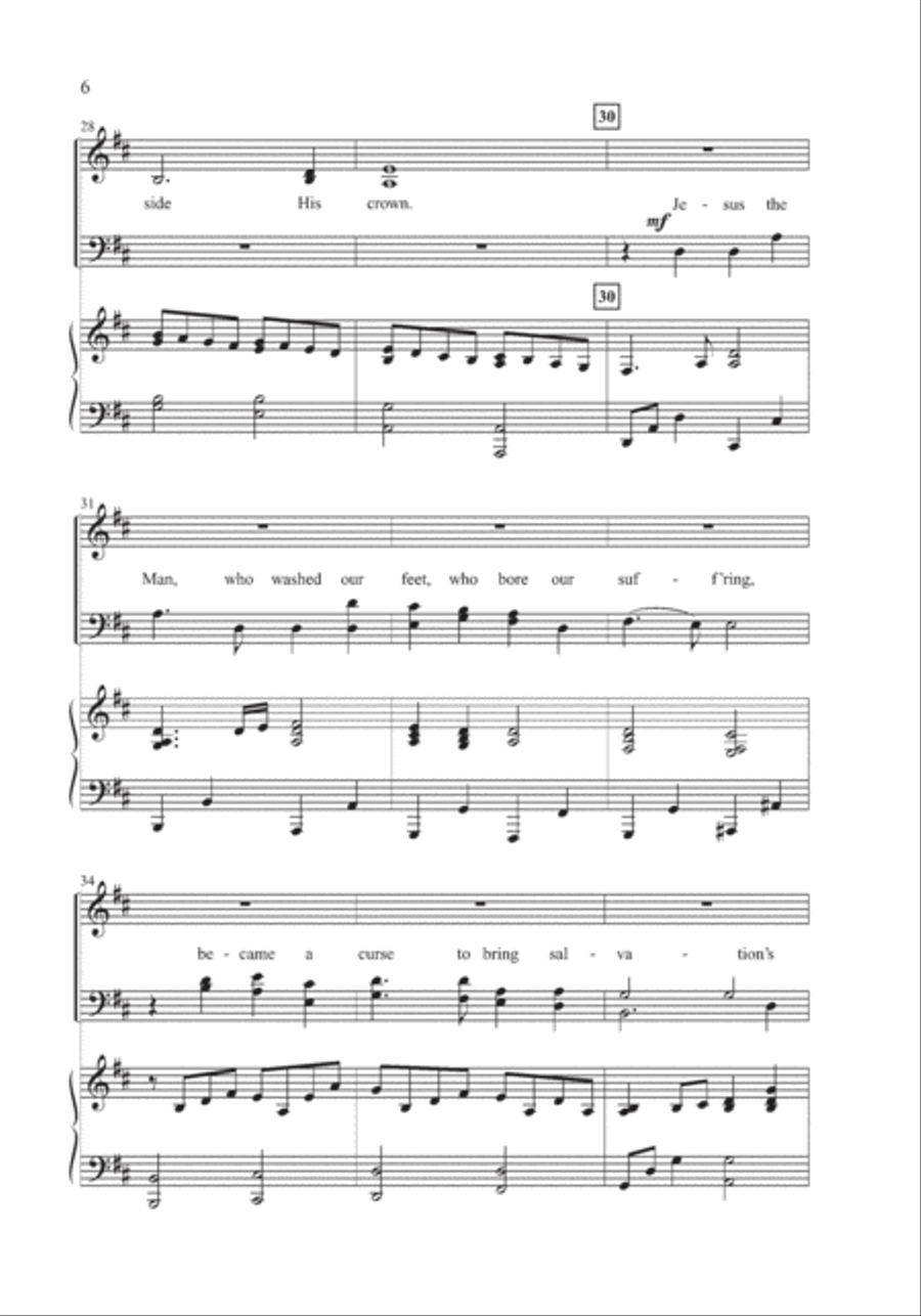 Jesus Is Lord Jesus Is Lord 4-Part scores gallery preview page 5
