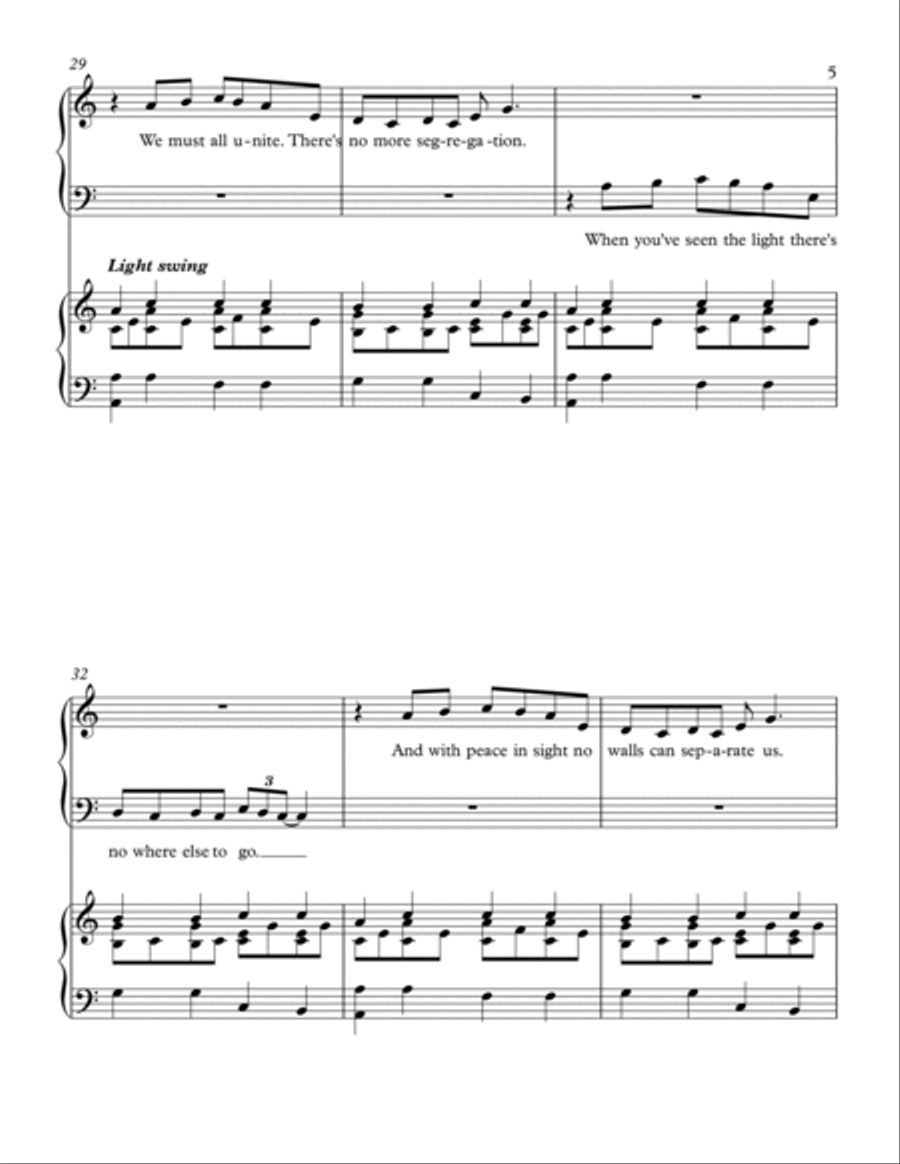 Here To Love 3-Part scores gallery preview page 5