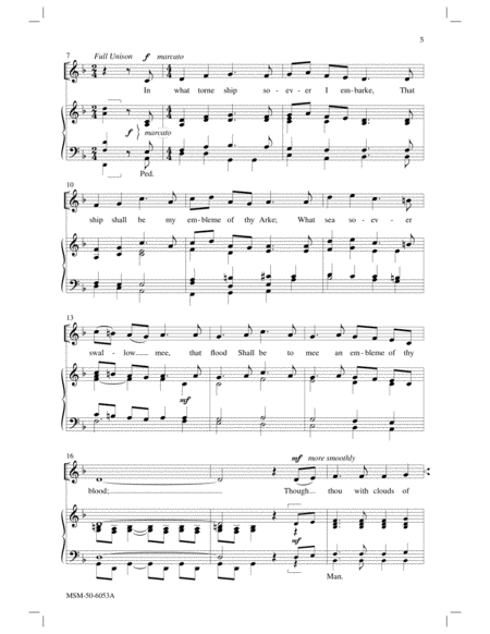 A Hymne to Christ (at the Author's Last Going into Germany) (Choral Score) image number null