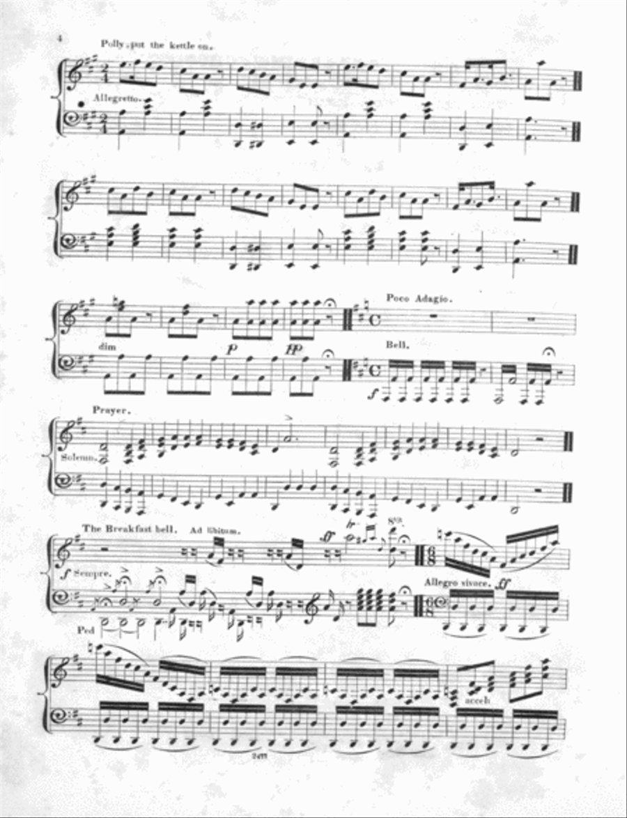 The Boarding School; A Descriptive Divertiment Piano Solo scores gallery preview page 3