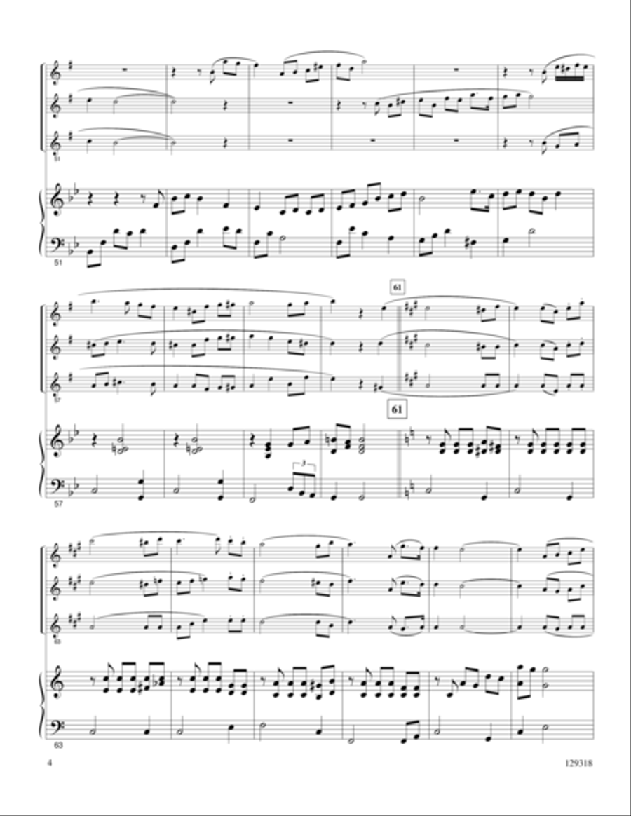 How Long Has It Been Woodwind Trio scores gallery preview page 4