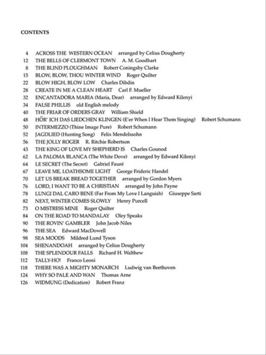 The First Book of Solos Complete – Parts I, II and III Low Voice scores gallery preview page 3