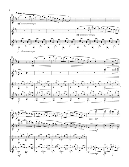 Berceuse (Guitar Trio) - Score and Parts image number null
