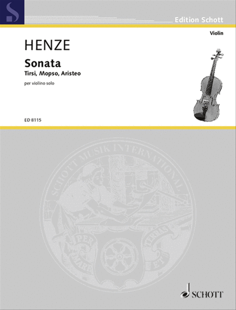 Sonata Violin Solo scores gallery preview page 1