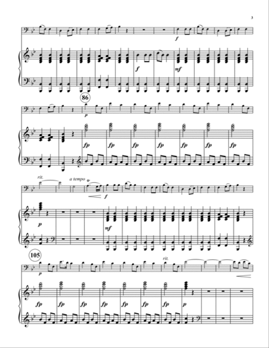 Champagne Aria Champagne Aria Tuba scores gallery preview page 3