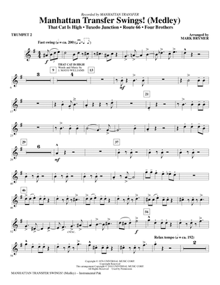 Manhattan Transfer Swings! (Medley) - Bb Trumpet 2