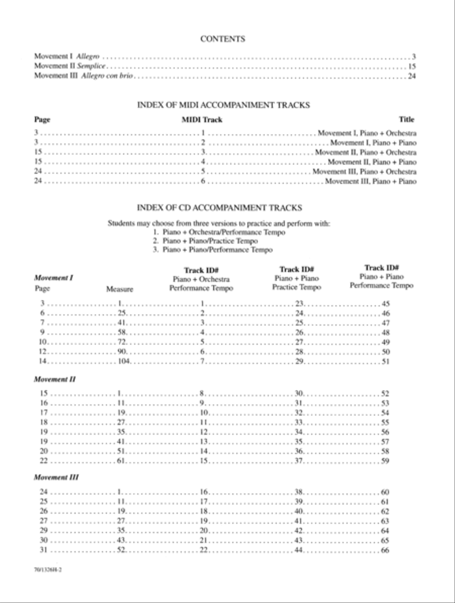 Concertino in D Minor Concertino in D Minor Piano scores gallery preview page 2