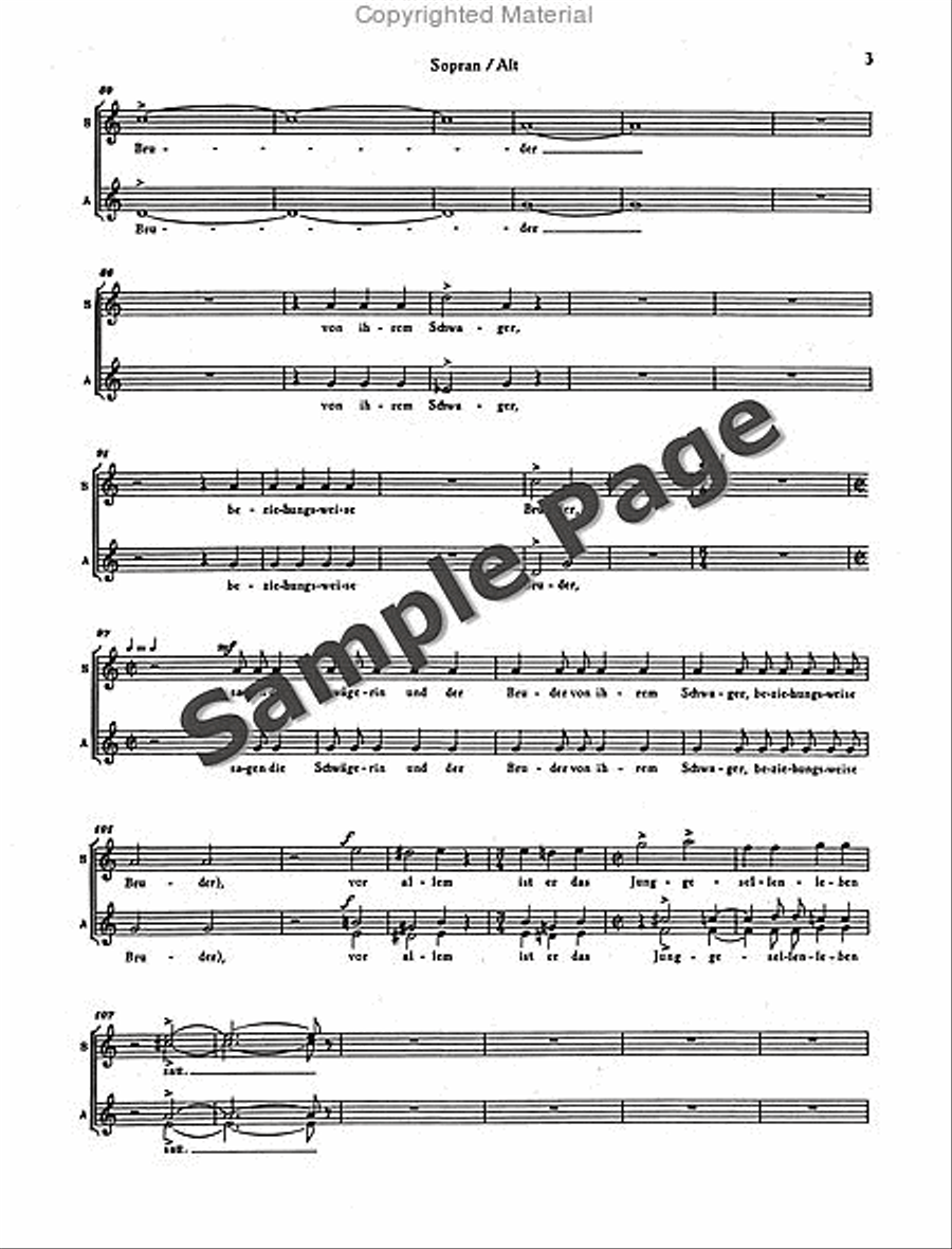 Heiratspostchorus/hpsi/db (sa) SA scores gallery preview page 4