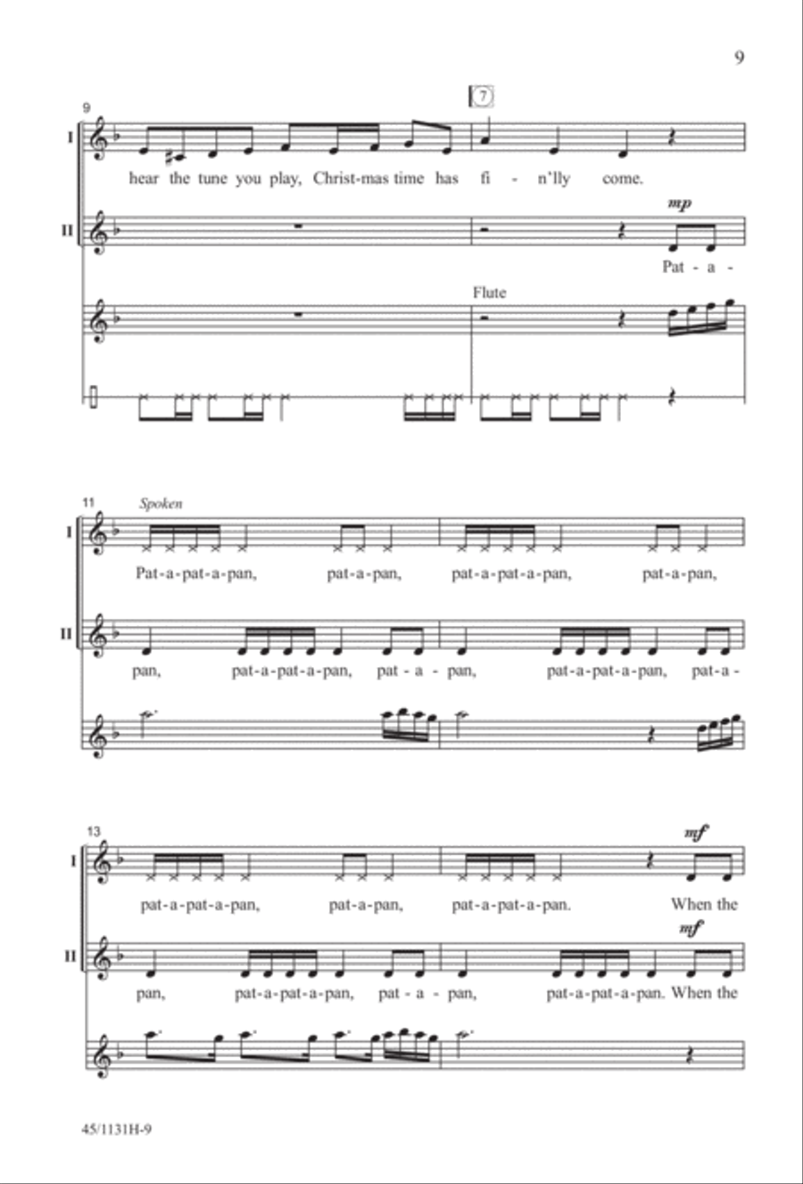 Singable Solutions for Winter Holidays 2-Part scores gallery preview page 9