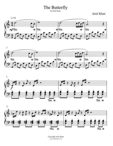 The Butterfly - Solo Piano image number null