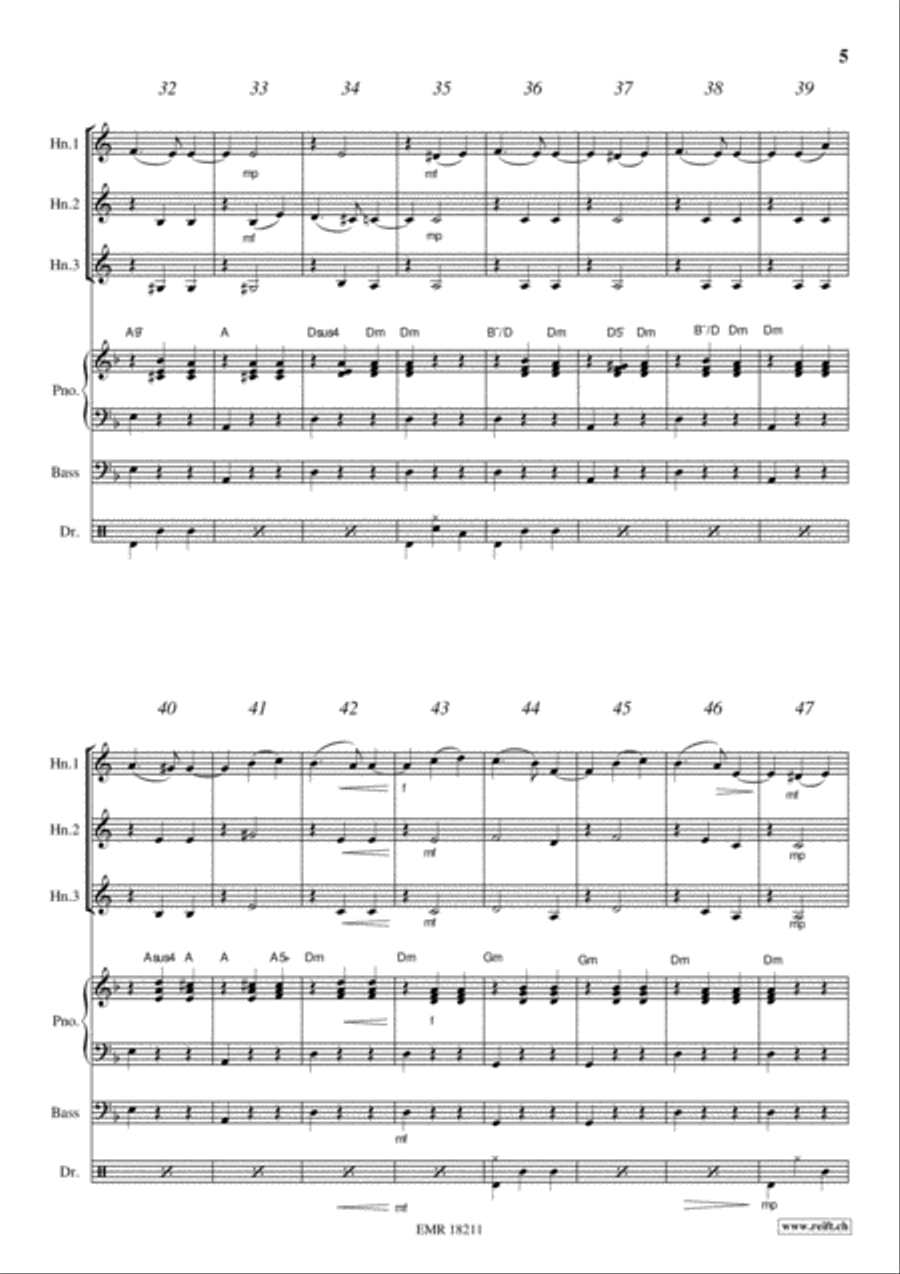 Les Yeux Noirs Horn scores gallery preview page 5