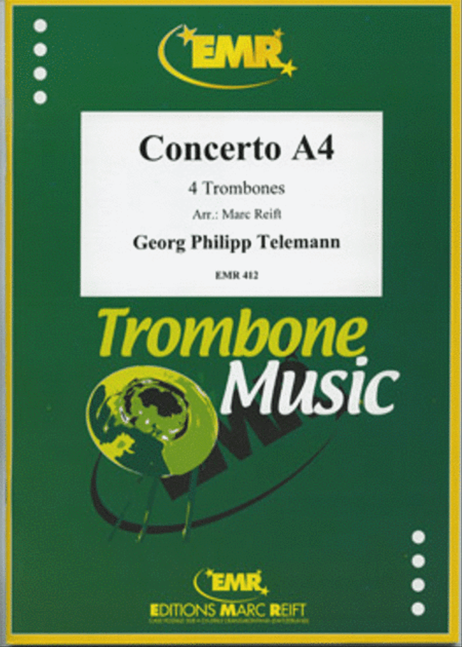 Concerto A 4 Trombone Quartet scores gallery preview page 1