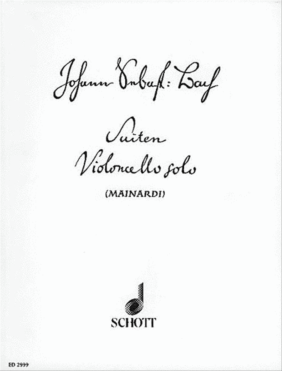 6 Cello Suites Cello scores gallery preview page 1