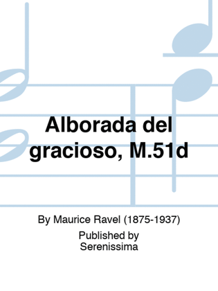 Book cover for Alborada del gracioso, M.51d