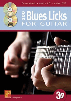 Book cover for 200 Blues Licks for Guitar