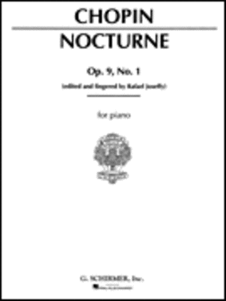 Nocturne, Op. 9, No. 1 in B-flat minor Piano Solo scores gallery preview page 1