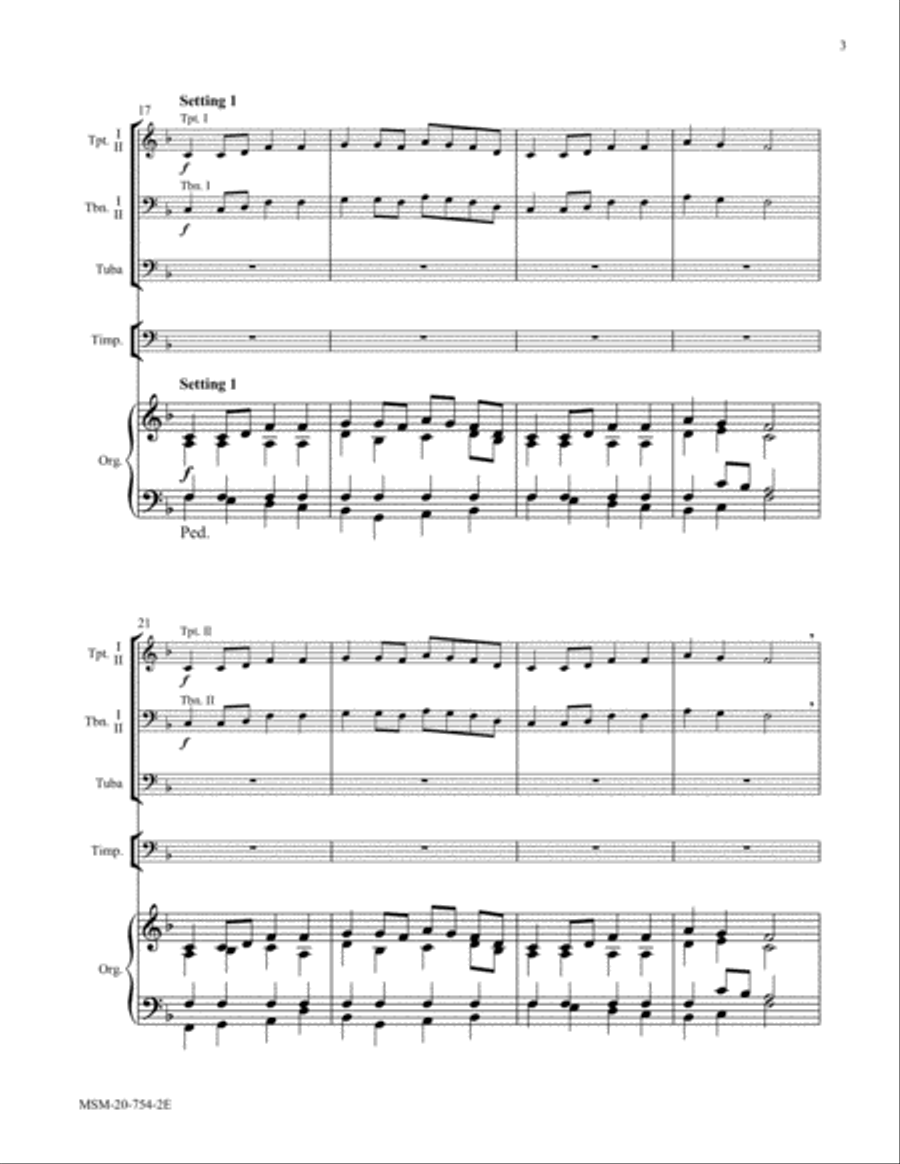 HOLY MANNA in F Choir scores gallery preview page 3