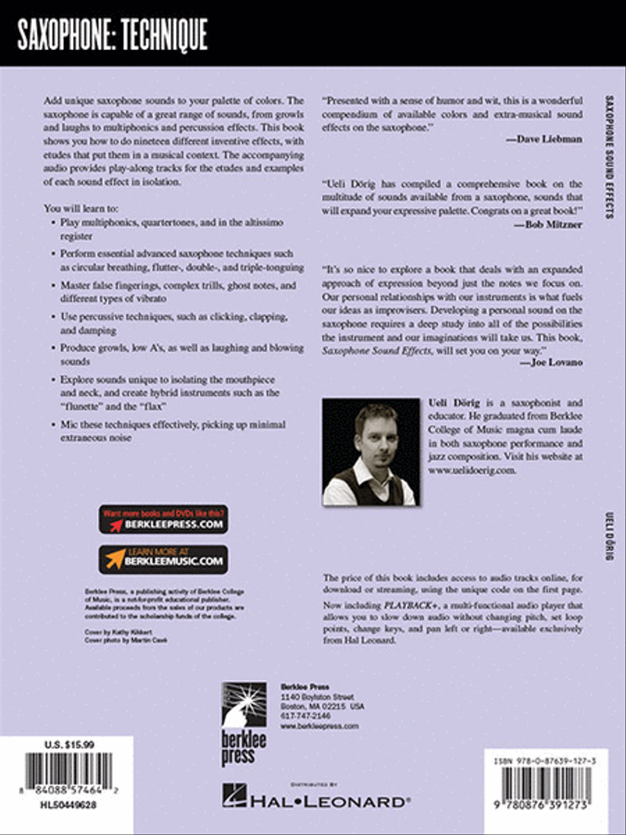 Saxophone Sound Effects Saxophone Solo scores gallery preview page 6