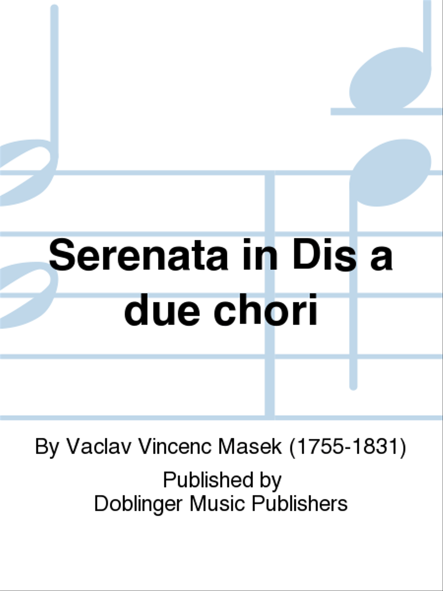 Serenata in Dis a due chori Part scores gallery preview page 1