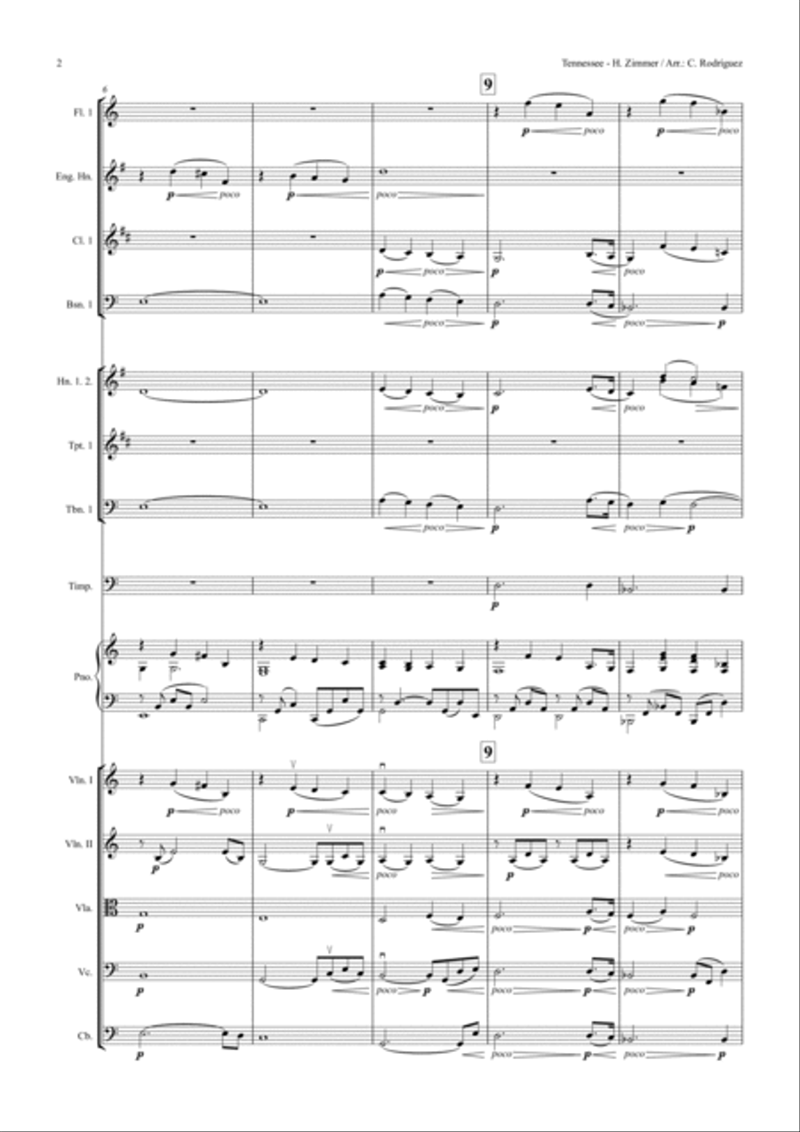 Tennessee Chamber Orchestra scores gallery preview page 2