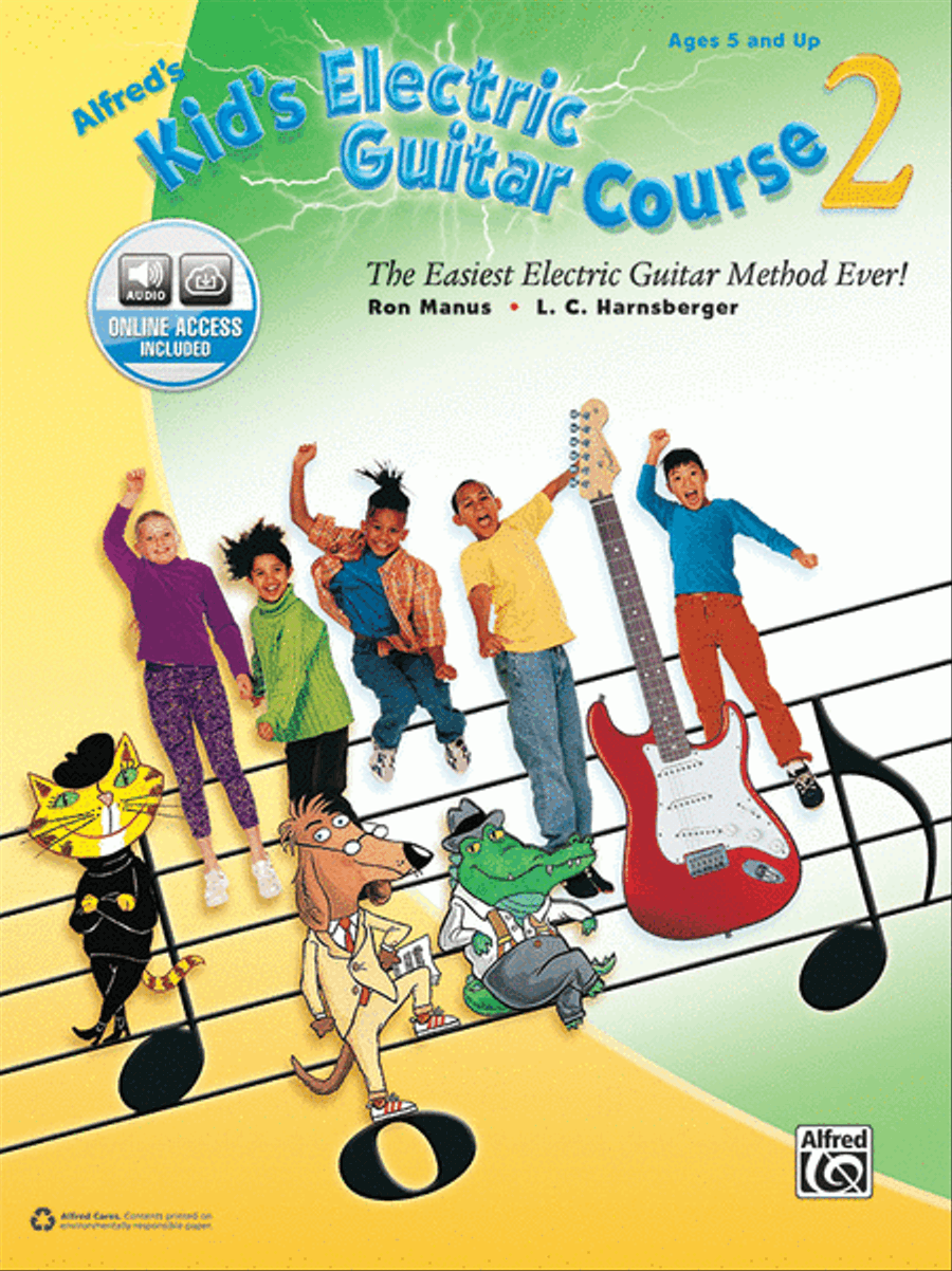 Alfred's Kid's Electric Guitar Course 2 Electric Guitar scores gallery preview page 1