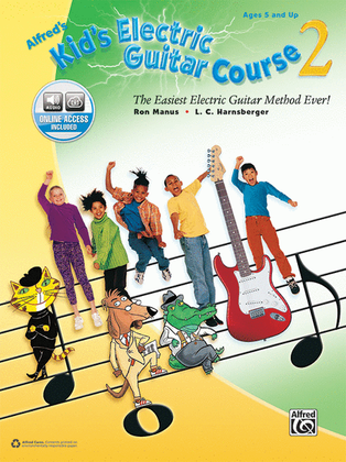 Book cover for Alfred's Kid's Electric Guitar Course 2