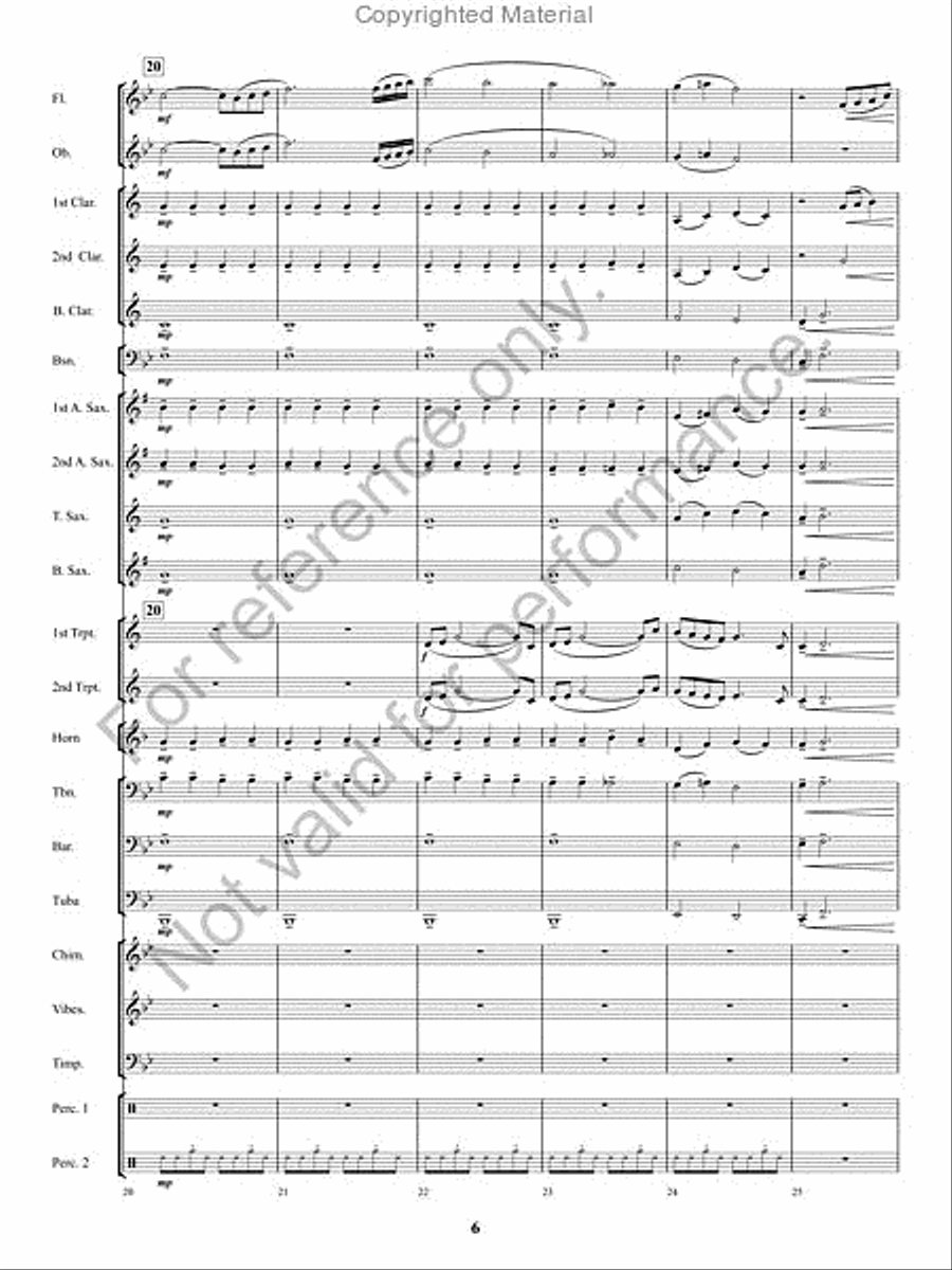 A Spirit Eternal Concert Band scores gallery preview page 5