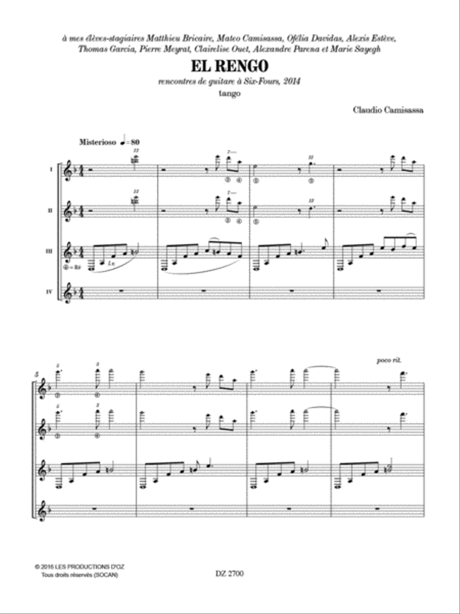 Improvariations Classical Guitar scores gallery preview page 2