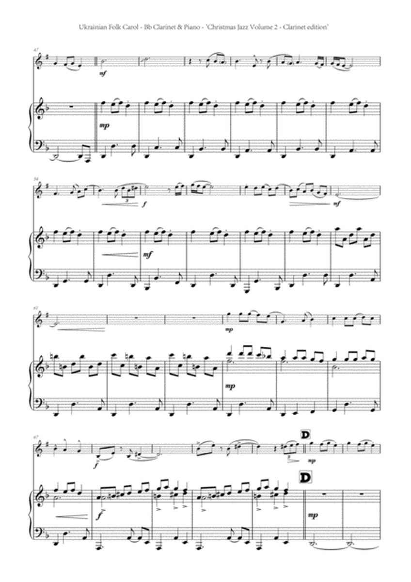 Ukrainian Folk Carol - Bb Clarinet and Piano (swing style!) by Chris Lawry and Keri Degg. Includes F image number null