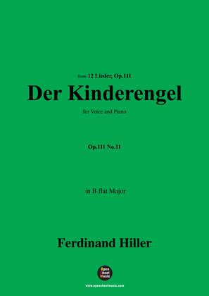 F. Hiller-Der Kinderengel,Op.111 No.11,in B flat Major