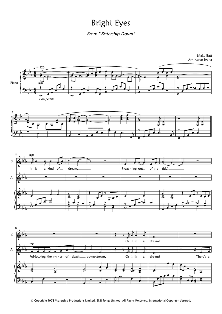 Bright Eyes Bright Eyes SA scores gallery preview page 1